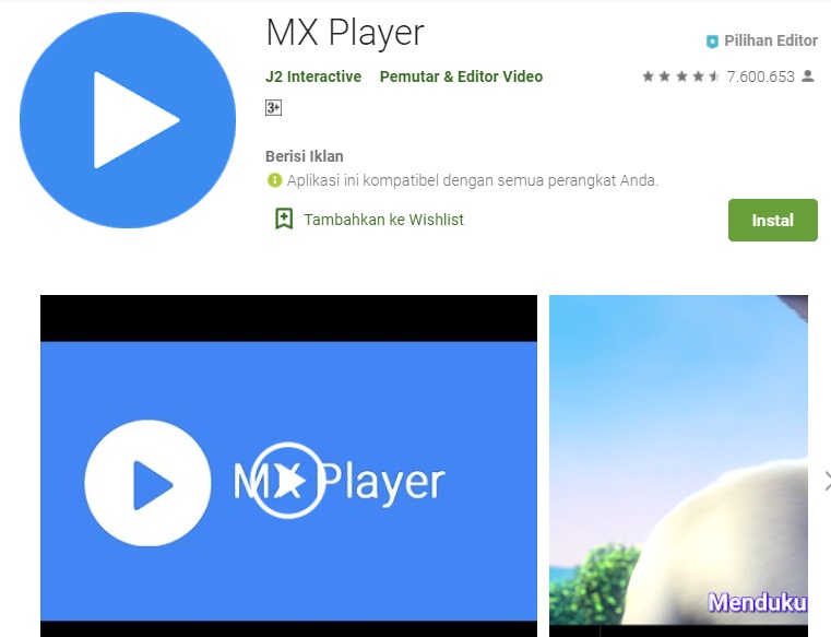 aplikasi mx player