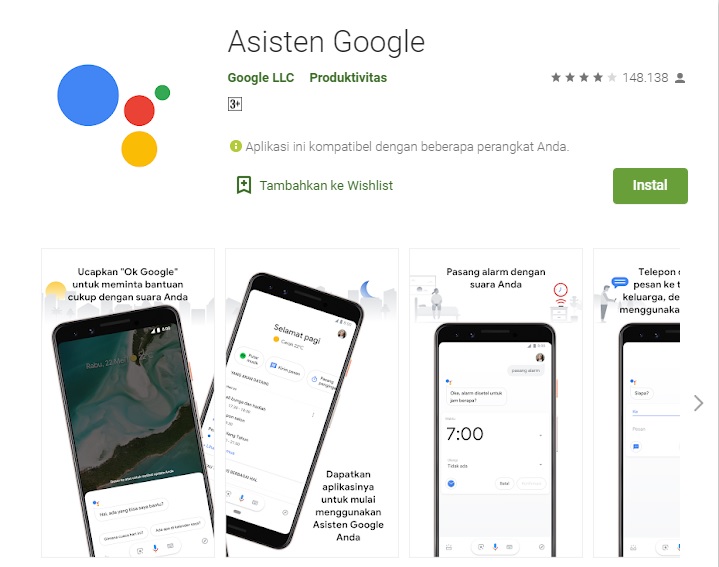 aplikasi google assistant