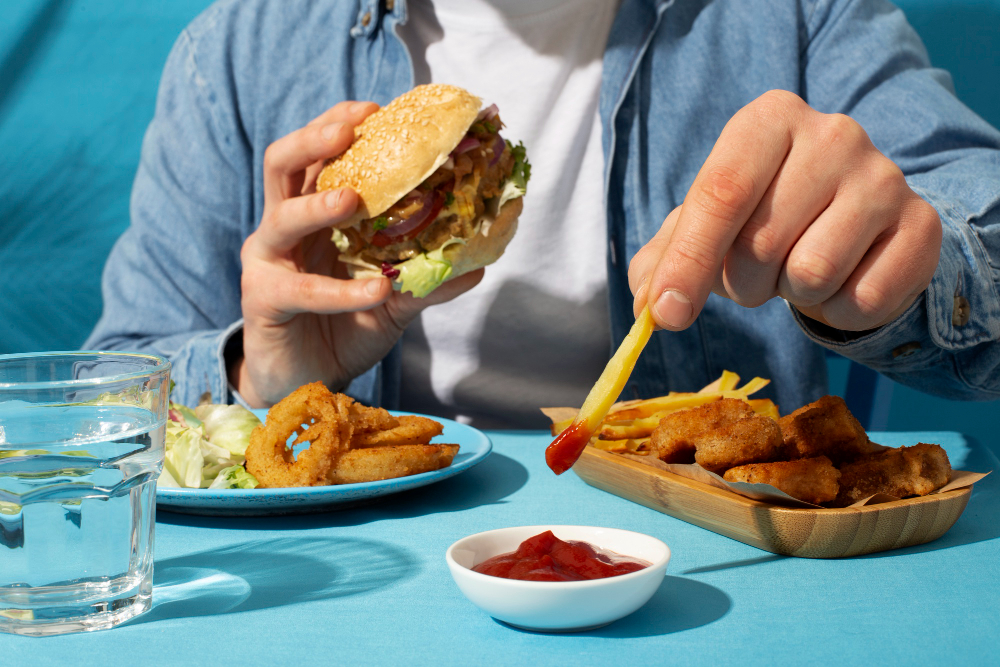Fast food merupakan makanan mengandung kolesterol tinggi
