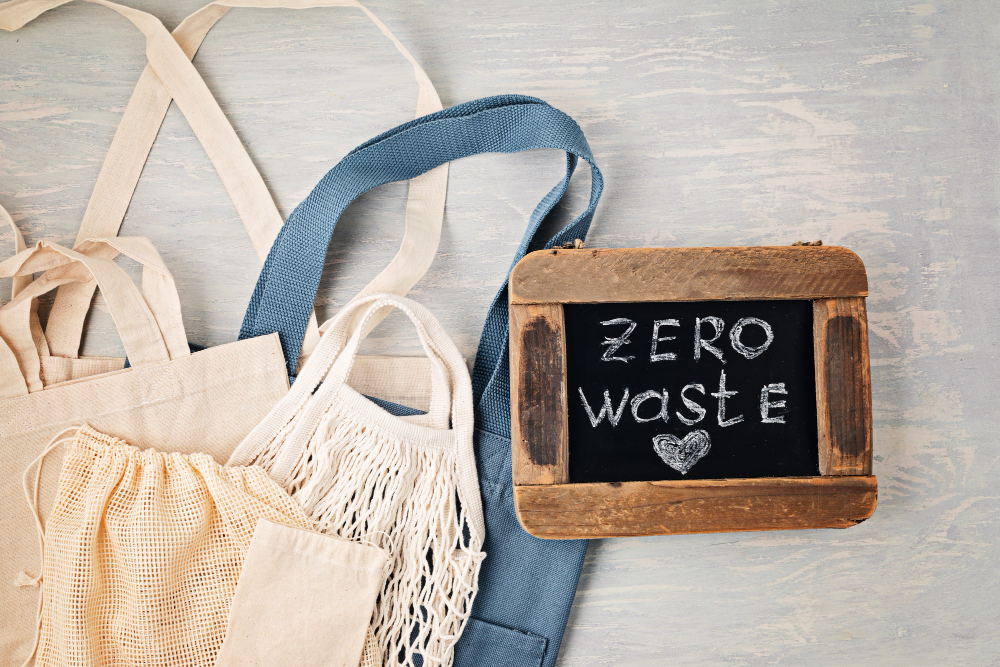 menggunakan tas daur ulang merupakan salah satu bentuk zero waste lifestyle